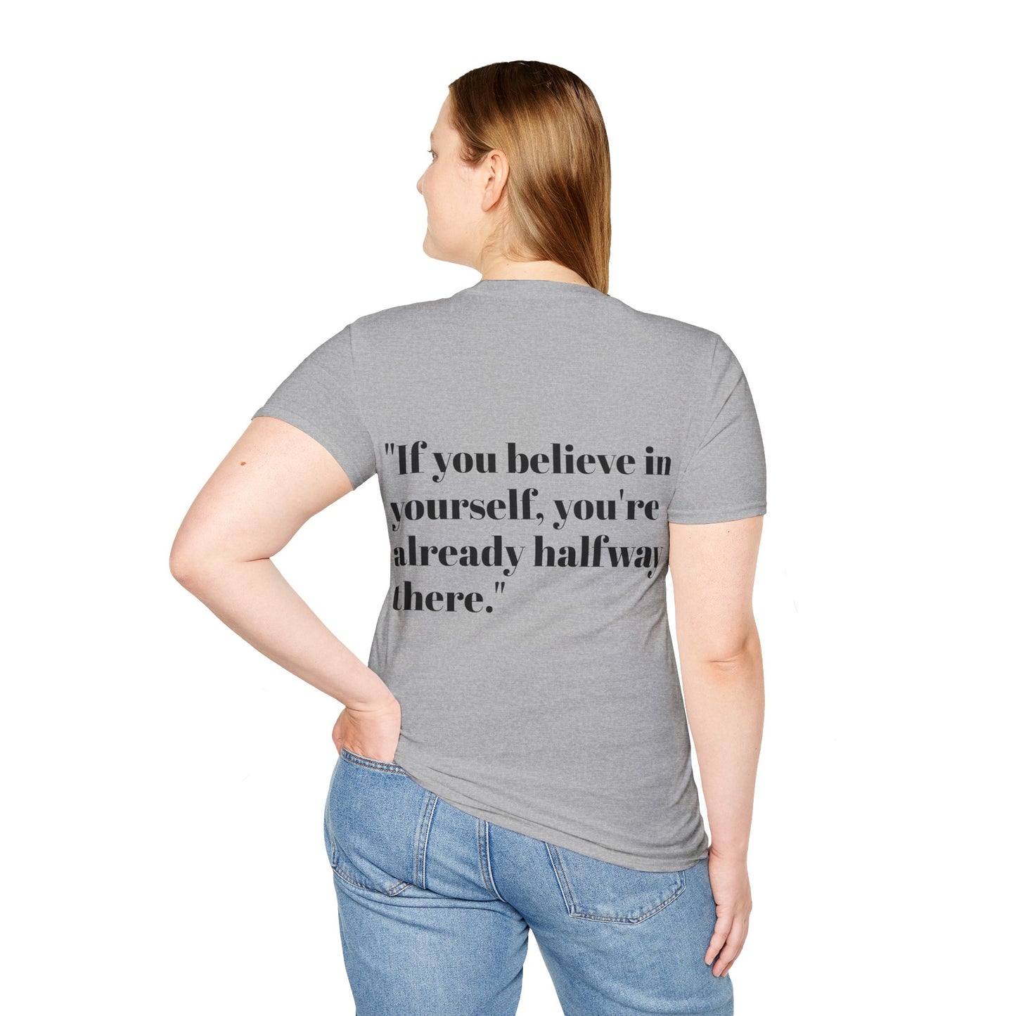 Inspirational Quote T-Shirt "BELIEVE IN YOURSELF"