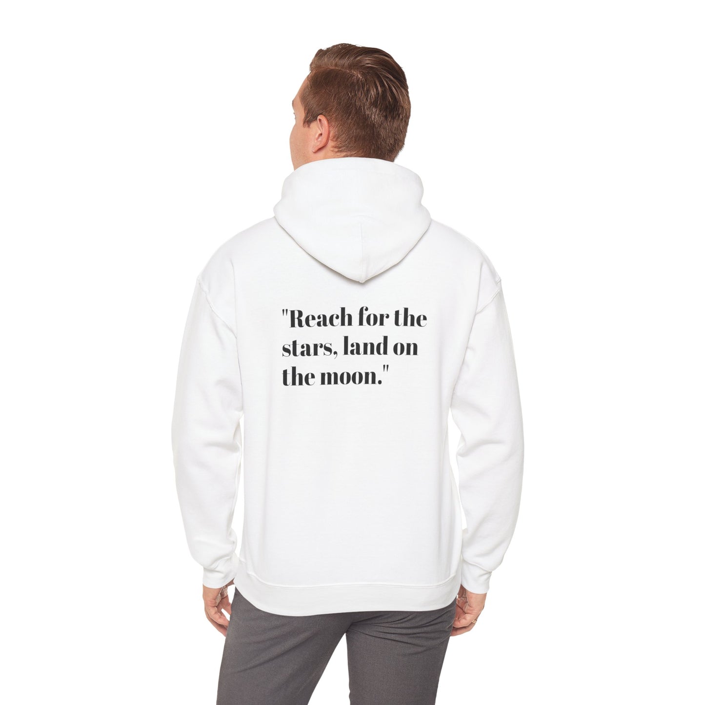 Inspirational Quote Hoodie - Reach for the stars